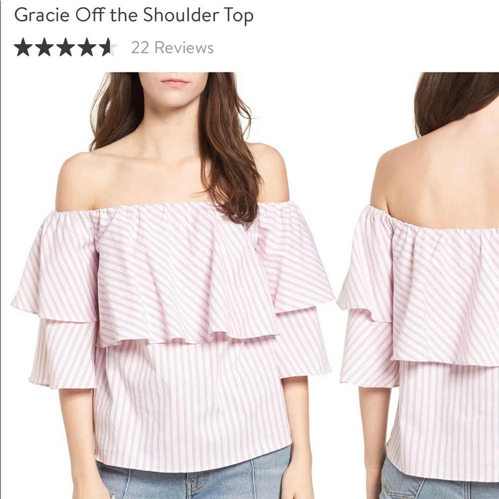 WAYF Gracie Off the Shoulder Top